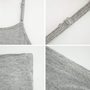 Camiseta sin Mangas de Punto Acanalado para Mujer, Top Corto Elástico, Secado Rápido, Informal, Ligero para Uso Diario - Product Image 4