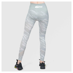 Mallas de Yoga con contorno de glúteos para mujer, cintura alta, ajuste esculpido, a prueba de sentadillas, tela transpirable elástica de cuatro vías para una forma mejorada - Product Image 3