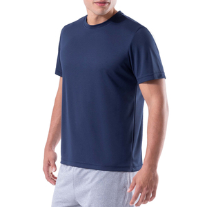 T-shirt décontracté à manches courtes pour homme, style été, séchage rapide, respirant, couleur unie, personnalisable, vente chaude, toutes tailles - Product Image 4
