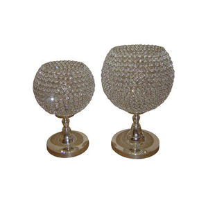 Bougeoir en marbre et métal au design antique, taille personnalisée de qualité supérieure pour mariage ou Noël - Product Image 2