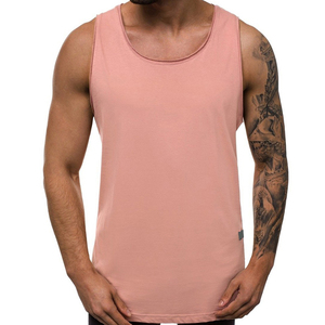 Camisetas sin mangas atléticas hechas a medida para hombre, ajuste holgado y ropa transpirable duradera para exteriores a la venta a granel, MOQ bajo - Product Image 4
