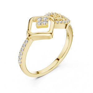 Anillo de Oro Blanco de 14K con Diamante Cultivado en Laboratorio de 0.24 Ct, Corte Redondo, Certificado IGI, Moderno, para Mujer |   Ropa de Oficina |   Diamante Cultivado Nuevo - Product Image 5