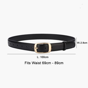 Ceinture en cuir véritable avec boucle automatique pour logo personnalisé gratuit - Product Image 5