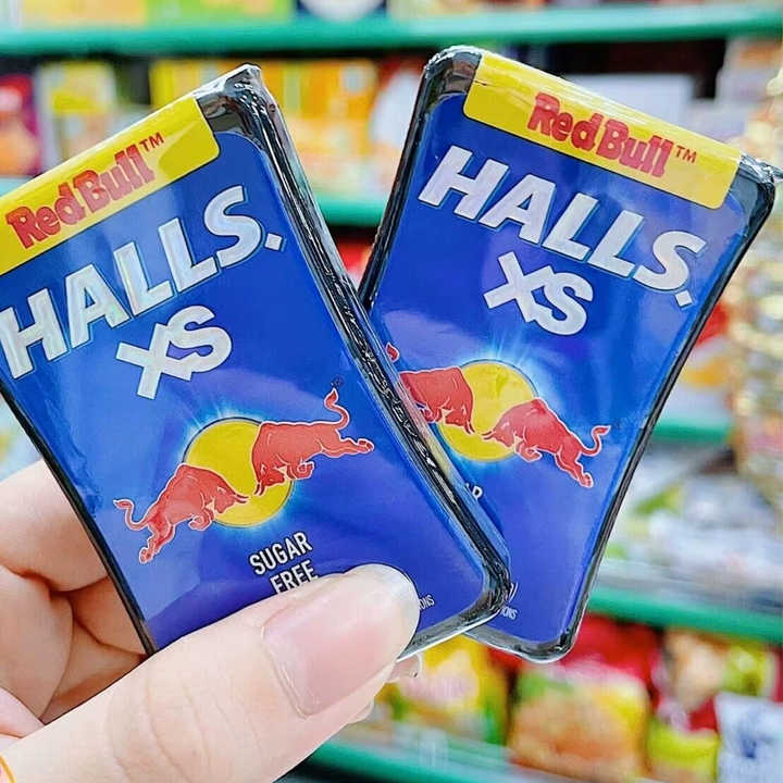 Buy Halls XS RedBull Sugar Free Candy Cool Mint Limited / Red Bull Gum Dentyne Splash Sugar Free 16 Packs