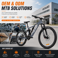 Vélo de montagne à suspension intégrale 27,5/29 pouces en alliage d'aluminium 10 vitesses Frein à disque hydraulique M4100 Axe traversant Trail MTB