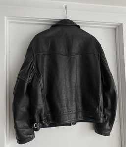 Vente en gros blouson de moto bombardier vintage en cuir pour hommes logo personnalisé bouton PU décoration support rembourré toile fermeture à glissière pour - Product Image 2