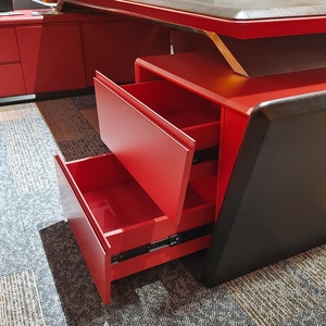 Escritorio Ejecutivo Moderno Ergonómico Resistente al Agua Multifuncional Ecológico de Madera para Gerente de Villa, Mesa para Jefe de Oficina - Product Image 6