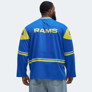 เสื้อเจอร์ซีย์แขนยาวสำหรับผู้ชายผ้าปักระบายอากาศได้ดีมีไซส์ใหญ่พิเศษ - Product Image 3