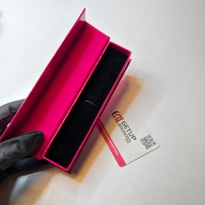 Boîtes en carton personnalisées faites à la main avec papier d'art, emballage lisse, logo couleur personnalisé pour instruments de soins personnels, pinces à cils - Product Image 3