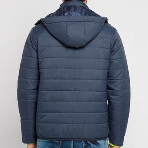 Chaqueta Acolchada para Hombre con Diseño de Logotipo Personalizado, Estilo Urbano, Cuello Alto, Impermeable, Precio con Descuento - Product Image 3