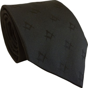 Vente en Gros Cravate en Soie pour Homme avec Logo Personnalisé Brodé Maçonnique Regalia Cravate à Coudre Badge-à Vendre - Product Image 1