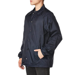 turn down collar men new design jackets Hot Sale Men's Jacket Blank Custom Logo Plain <b>Black</b> <b>Windbreaker</b> Jacket - Product Image 2