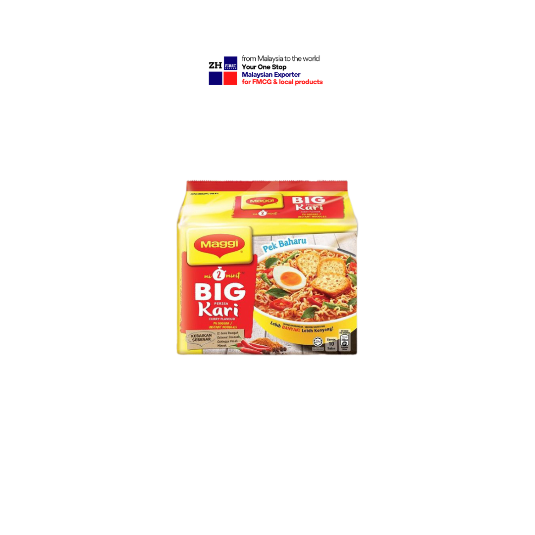 MAGG I Big Curry 5x106 г красная желтая пачка упаковка Пряный суп с лапшой быстрого приготовления Кари малазия Прямая Заводская оптовая продажа, самая дешевая громоздкая