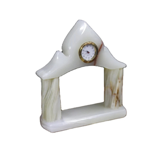 Intage-Reloj de mesa de mármol con cerradura, reloj de mesa para decoración del hogar - Product Image 4