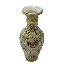 Vase de table rond artisanal style animal, effet toucher réel, urne décorative pour fleurs de mariage, maison, bureau HF Industries - Product Image 4