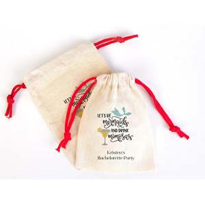 Pochettes et sacs de récupération personnalisés pour kit de survie après une soirée enterrement de vie de jeune fille, avec impression sérigraphique pour emballage artisanal anti-poussière, personnalisables - Product Image 4