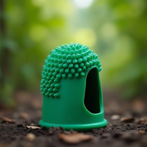 3 X 17mm Thermoplastic <b>Green</b> <b>Runners</b> Leaf Turners for Rubber Products - Product Image 3