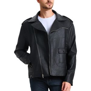 Chaqueta de Cuero Genuino para Hombre, Diseño Único, Nueva Llegada 2025, Fabricación en Fábrica, Servicio OEM/ODM, Chaquetas Elegantes para Hombre de Alta Calidad - Product Image 6