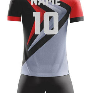 Vente en gros de qualité supérieure unisexe taille plus drapeau football uniformes ensembles respirants pour adultes taux chaud - Product Image 6