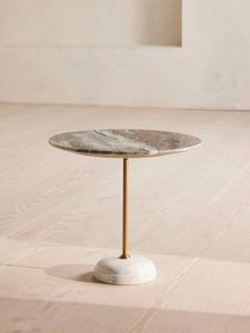 <b>Stainless</b> <b>Steel</b> Leg Marble Top Round Living Room Home Furniture Luxury Side Center Coffee Tea <b>Table</b> - Product Image 3