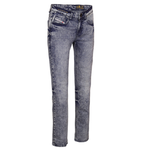 กางเกงคาร์โก้ยีนส์สีน้ำเงินแบบลำลองสำหรับผู้ชายกางเกงเอวสูงแบบถักเคลือบไซส์ใหญ่พิเศษแฟชั่นฤดูร้อน2025 - Product Image 2