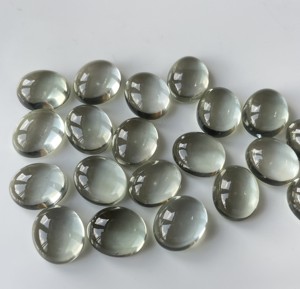 Améthyste verte naturelle ovale 5x7mm Cabochon dos plat-améthyste verte en vrac de qualité supérieure - Product Image 6