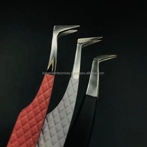 แหนบปลายแหลมสำหรับต่อขนตา  โลโก้สั่งทำ แบรนด์ส่วนตัว  แหนบสแตนเลสคุณภาพสูง ป้องกันไฟฟ้าสถิต สำหรับต่อขนตา - Product Image 6