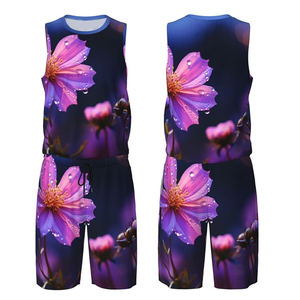 Nueva sublimación floral Último diseño Diseño personalizado Impresión sublimada Jersey sin mangas para jóvenes de COSH Sportswear - Product Image 4