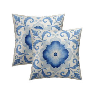 Exportateur indien Best-seller Impression personnalisée Style moderne de luxe 100% Housse de coussin en pur coton - Product Image 2