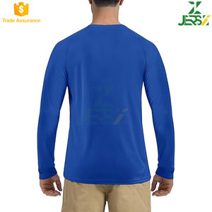 เสื้อกันแดด UPF 50 + สำหรับผู้ชายแขนยาวแห้งเร็วป้องกันการผดผื่นแบบ SPF น้ำหนักเบามีการพิมพ์ซับลิเมชันด้วยความชื้น - Product Image 6