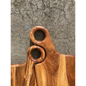 Juego de tablas de pan para ella y ella, utensilios de cocina más populares de alta calidad, tabla de cortar de madera maciza personalizada, tabla de cortar de madera de acacia - Product Image 6