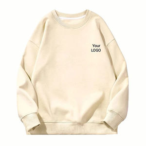 Meilleur sweat-shirt pour hommes personnalisé en polaire douce avec goutte Shpolder imprimé avec méthode de sérigraphie Design uni personnalisé pour l'hiver - Product Image 1