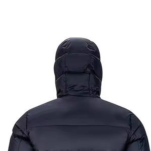 Veste d'hiver décontractée en tissu épais et chaud avec logo personnalisé avec col à capuche Veste en tissu téléchargé par Dress Sports - Product Image 4