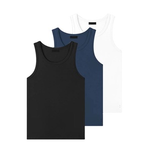 Custom Color <b>Men</b> Bodybuilding Multi Color Design Sports Trendy Plain Tank Top Knitted Yoga Athletic Running Wear Gym <b>Singlet</b> - Product Image 1