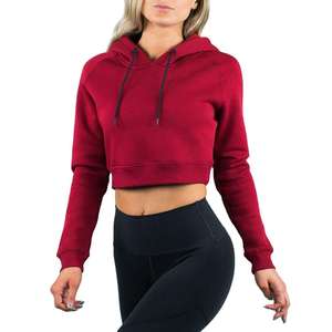 Sudadera Corta Transpirable de Secado Rápido con Logotipo Personalizable para Invierno, Sudaderas Cortas Transpirables para Mujer - Product Image 4