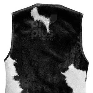 Gilet en cuir de vache véritable, hiver, écologique, respirant, de haute qualité, tendance, résistant, vêtement de moto décontracté - Product Image 3
