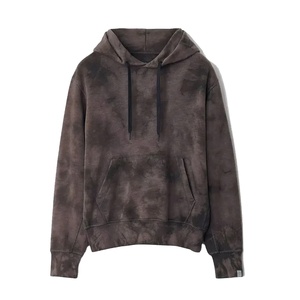 Sweat à capuche personnalisé pour hommes, poids lourd délavé à l'acide 100% coton, sweat-shirt unisexe décontracté de haute qualité brodé pour l'hiver 2026 - Product Image 1