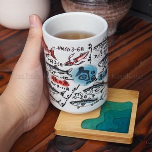 <b>Clear</b> <b>Resin</b> and Stone Coasters with Real Leaves, Eco-Inspired <b>Epoxy</b> Drink Pads for Elegant Natural Home Interiors - Product Image 3