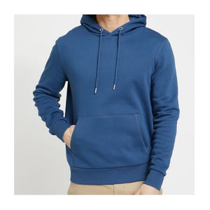 Pull-over surdimensionné pour hommes, poids lourd, sweat à capuche de sport en polaire rouge unie, conception coupe-vent, logos personnalisables, hiver, vente en gros - Product Image 6