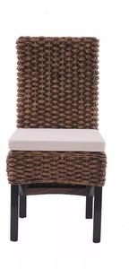 Juego de comedor de fibra de plátano natural con seis sillas perfecto para comedor interior ecológico - Product Image 3