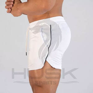 Short de Sport en maille respirante pour hommes, Fitness, Gym, course à pied, marque, sweat d'entraînement, short pour garçons, nouvelle collection 2022 - Product Image 4