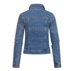 Low Moq Mujeres Jeans Chaquetas Transpirable Mujeres Jeans Chaquetas Diseño personalizado Mujeres Jeans Chaquetas - Product Image 2