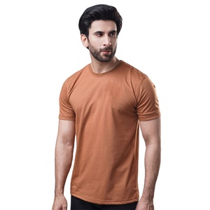 Camiseta de algodón transpirable de verano para hombre, camiseta informal ligera de manga corta para uso diario, bordado e impresión personalizados disponibles - Product Image 1