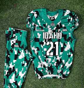 Ensembles à manches courtes d'uniformes de football américain sublimés de haute qualité avec caractéristique de taille plus respirante - Product Image 1