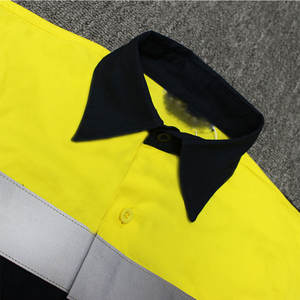 Light <b>Weight</b> <b>Men</b> Hi VIs Safety Shirt durable Stuff Hot Selling Top Trending breathable Hi VIs Safety Shirt with fully Customized - Product Image 5