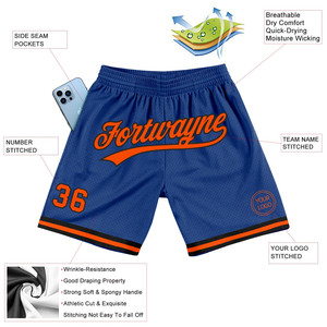 Pantalones cortos deportivos OEM con cintura elástica, opciones de bolsillo y Personalización completa para equipos o eventos - Product Image 2