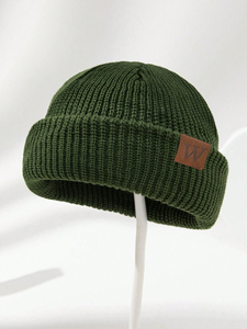 Gorro de punto de invierno personalizable, gorros con puños Premium para la temporada de invierno, gorros de punto Jacquard al por mayor para hombres - Product Image 4