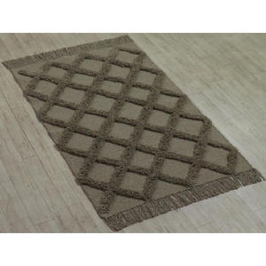 พรมทอผ้าฝ้ายคุณภาพสูง ลายโอเวอร์ทัฟท์ เป็นมิตรกับสิ่งแวดล้อม ซักได้ เหมาะสำหรับห้องนอนและห้องรับประทานอาหาร - Product Image 5