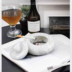 Cendrier en bois portable carré de style américain sur mesure en gros, l'artisanat Exim pour la maison, le bureau, le restaurant, la voiture, fabriqué en Inde - Product Image 1