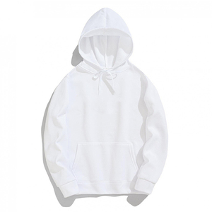 Chándal cortavientos de moda para hombre, logotipo personalizado, 100% algodón, cómodo cuello con capucha, Color sólido, OEM para uso en invierno - Product Image 2